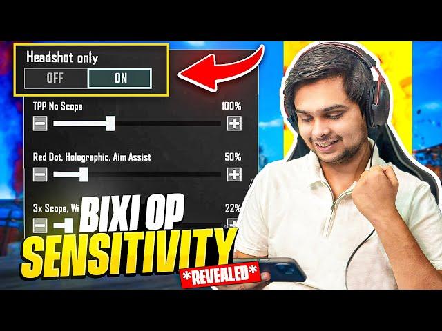 BIXI OP Latest Sensitivity & Controls | BGMI HUD Sensitivity & Settings | BEST BGMI Sensitivity Code