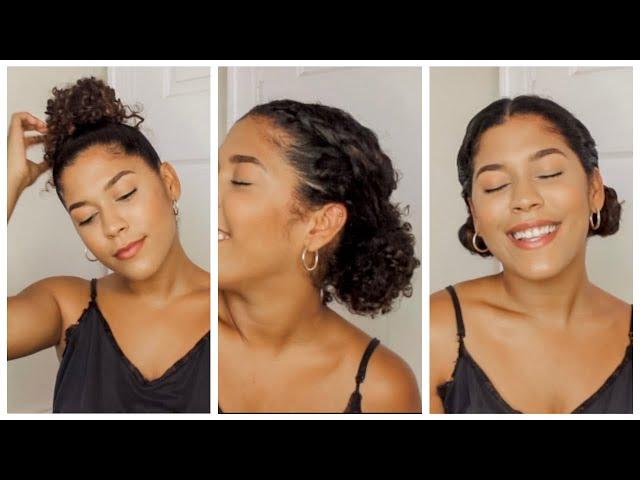 QUICK AND EASY CURLY HAIR STYLES: ON THE GO