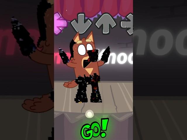 FNF BLUEY Pibby Glitched Playground Test VS Gameplay #shorts