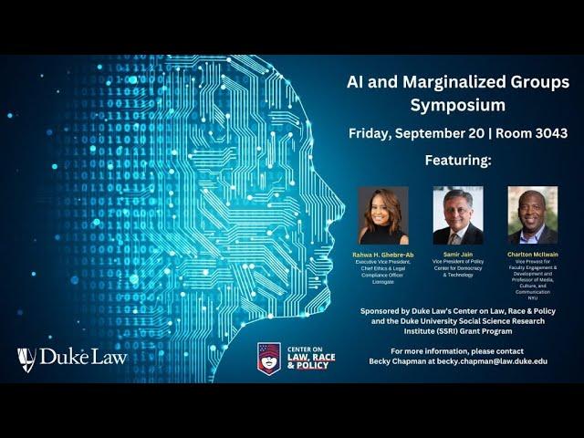 AI & Marginalized Groups | AI & Democracy: A Conversation with Samir Jain