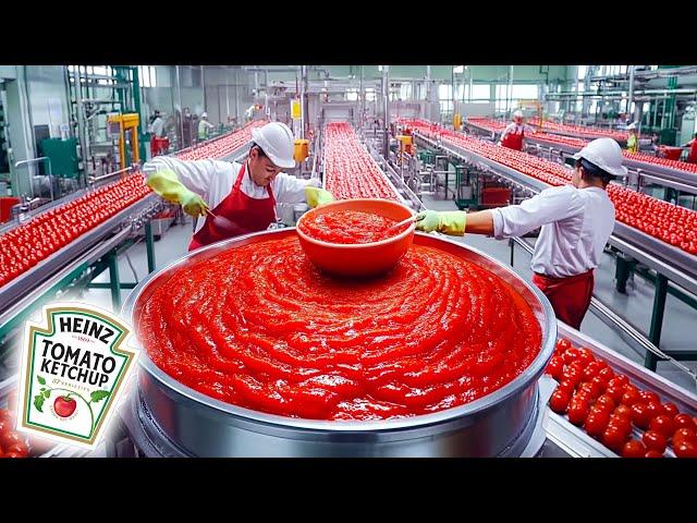 Wie Heinz-Ketchup In Der Fabrik Hergestellt Wird