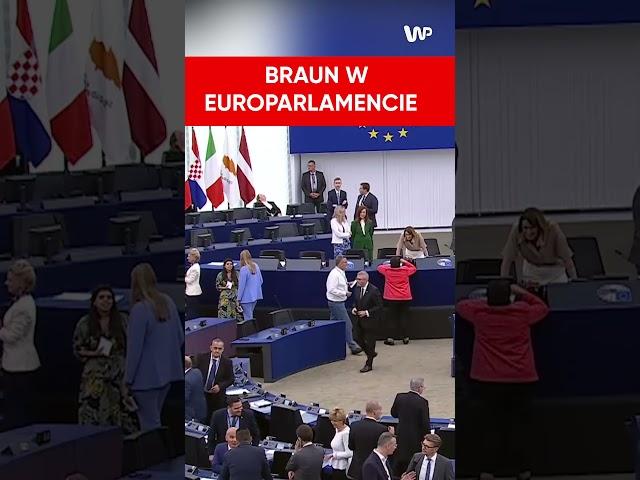 Grzegorz Braun w Europarlamencie