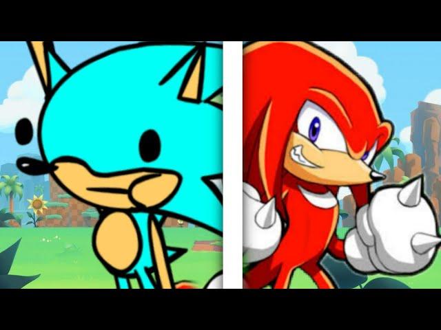 Plushie Vs Knuckles! Plushie's WackyToons Ep.1!