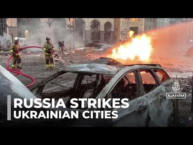 Russia strikes Ukrainian cities: Missile and drone attacks have steadily increased