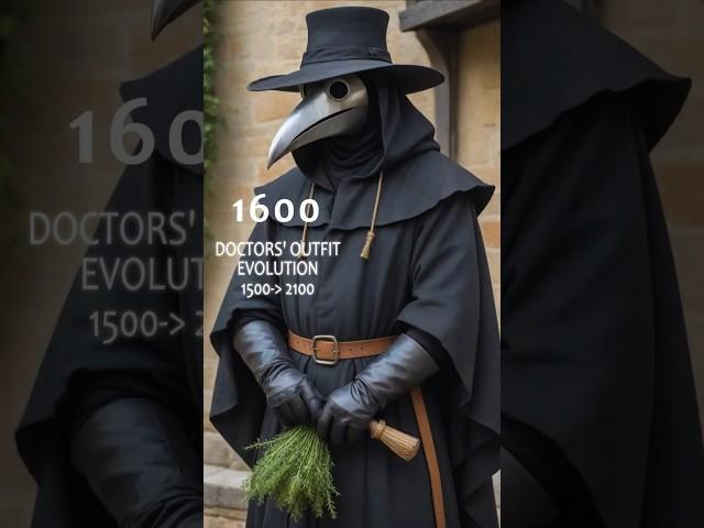 Evolution of Doctors' attire made with AI 🩺️#evolution #medicine #ai