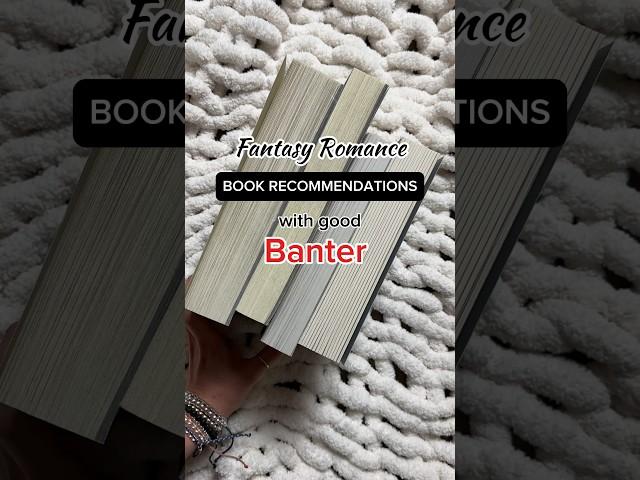 Fantasy romance books to read with good banter #booklover #booktok #booktube #books #reading