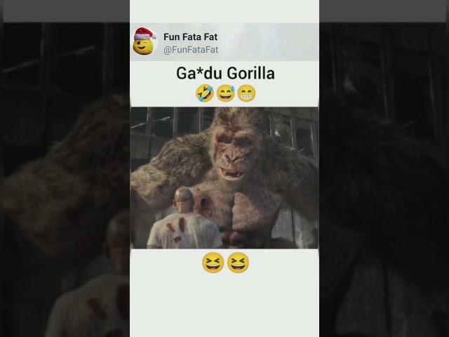 Gorilla version of my friend | Fun Fata Fat | #shorts #funnyvideo #memes