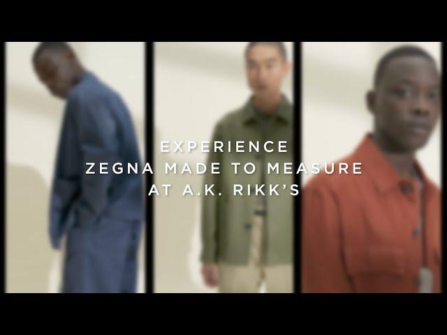 ZEGNA Made-to-Measure at A.K. Rikk's