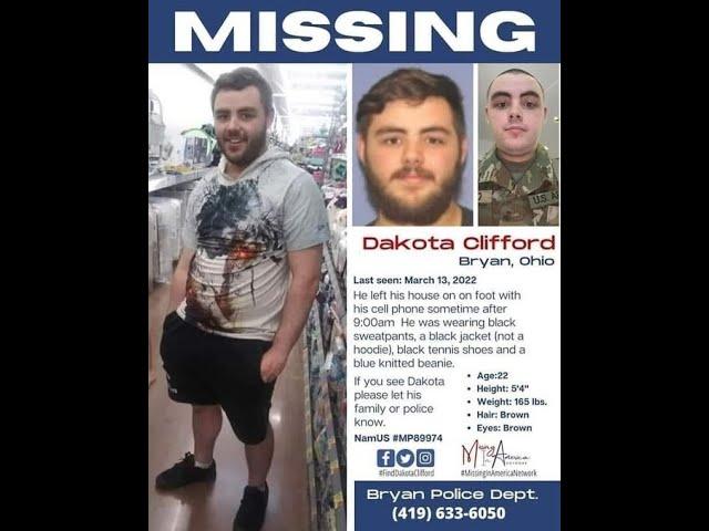 DAKOTA CLIFFORD IS STILL MISSING FROM BRYAN OHIO AND THE FAMILY NEEDS YOUR HELP TO GET ANSWERS!!!