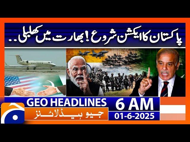 Pakistan's Action Begins! | India is in Trouble | Headlines Geo News 6 AM ( 01 June 2025)