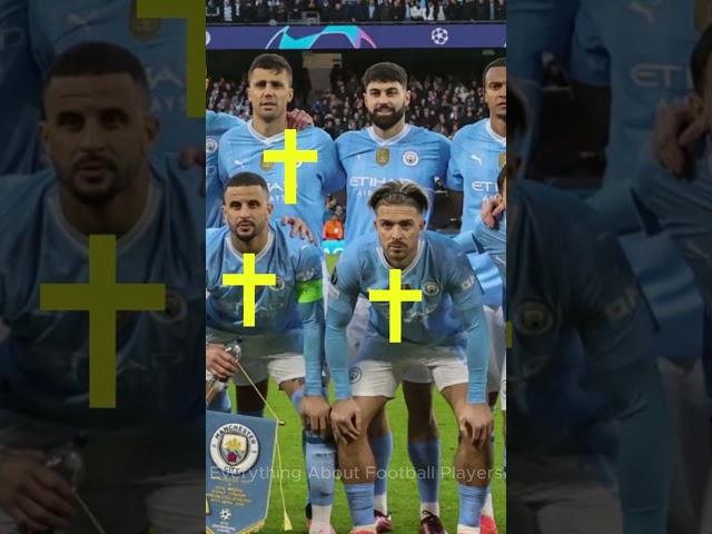 Religion of Manchester City Players. ️️ #religion #shorts #christian  #islam #football #realmadrid