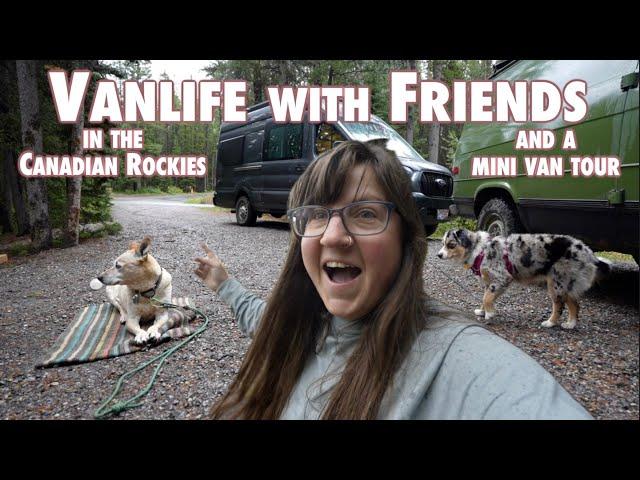 Carefree vanlife in the Canadian Rockies with @shewandersearth 