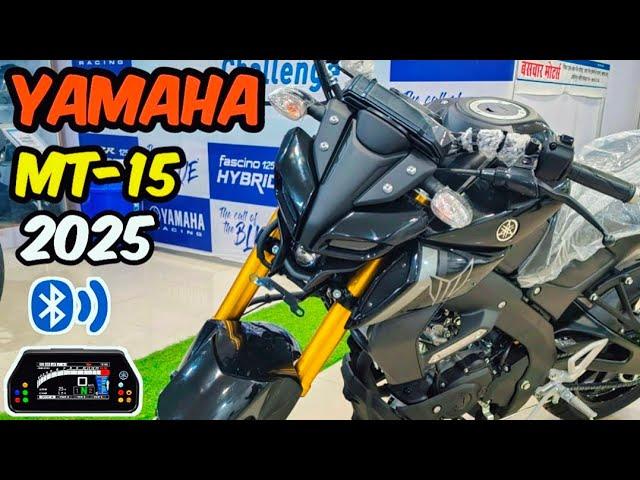 All New 2025 Yamaha MT-15 Black colour standard model Check  Out details review and On road price