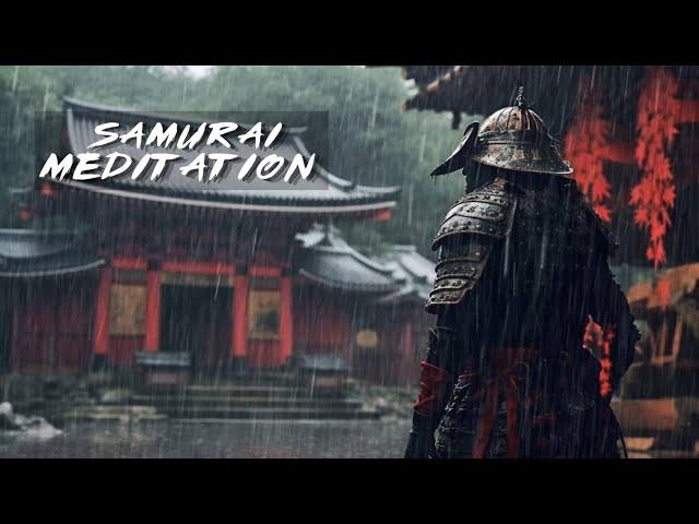 Samurai Meditation Under The Rain - Awaken Strength In The Body - Work Music, Relaxation and Yoga