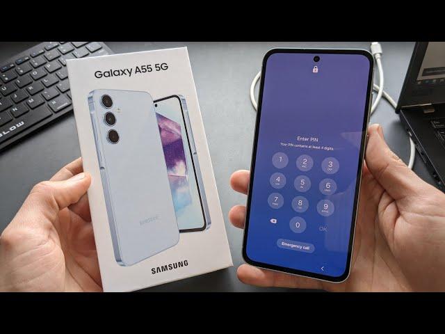 Samsung Galaxy A55 5G - Reset Forgotten PIN ,Password, Pattern Screen Lock,Fingerprint Face Unlock