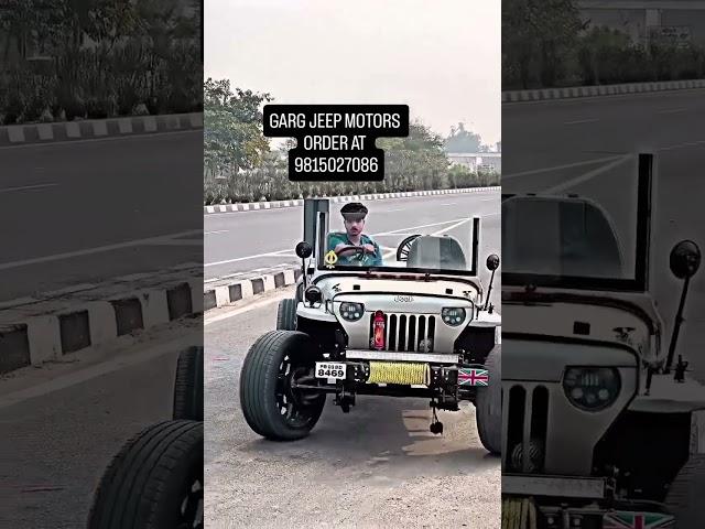  Garg Jeep Motors offers the best modified open willys Jeeps with worldwide shipping! ️