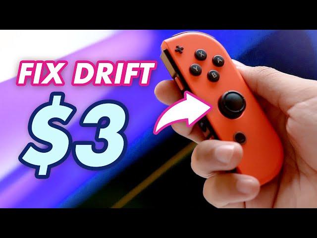 How I fixed my Joy-con Drift for $3