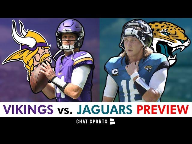 Vikings Receive GREAT Injury News + Jaguars Week 10 Preview, Analysis & Prediction