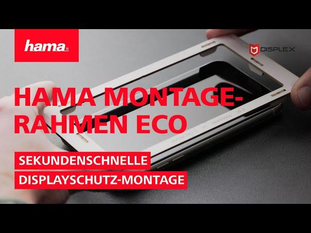 Hama Montagerahmen Eco - sekundenschnelle Displayschutz-Montage