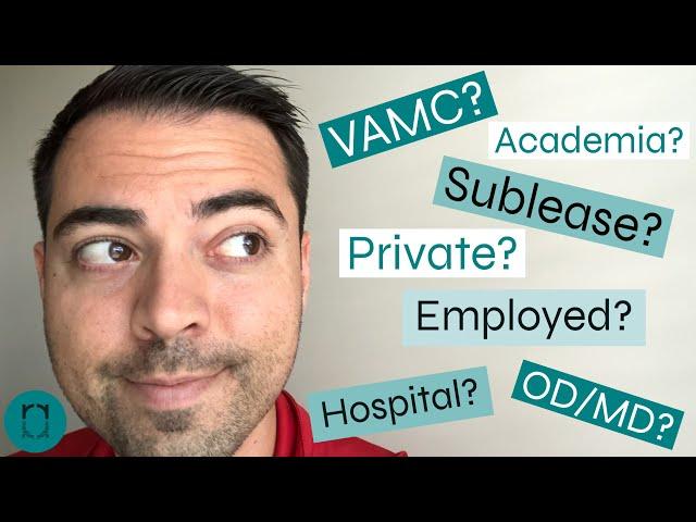 What's the Best Optometry Mode of Practice? | 9 Optometry Practice Settings Compared | Ryan Reflects