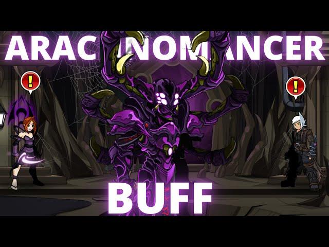 AQW Buffed Arachnomancer Class Review/Guide