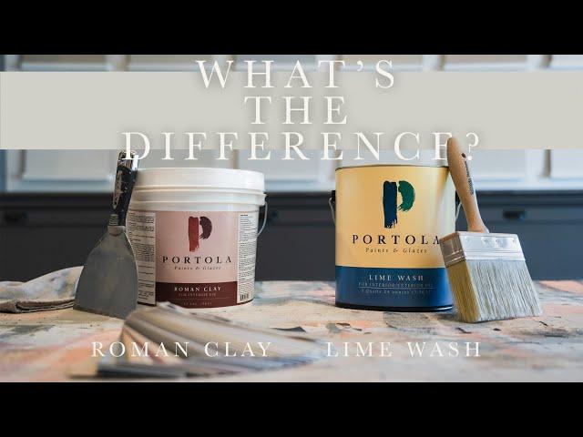 Roman Clay vs Lime Wash - What's the Difference?  | Portola Paints