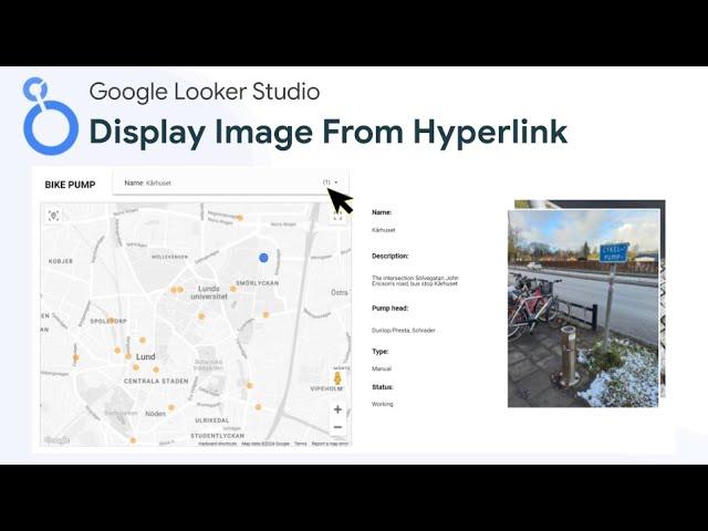 Looker Studio: Display queryable images from hyperlink | Dashboard