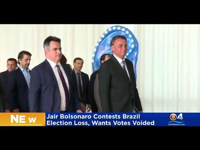 Bolsonaro Wants Electronic Votes Voided After Losing Presidential Election In Brazil