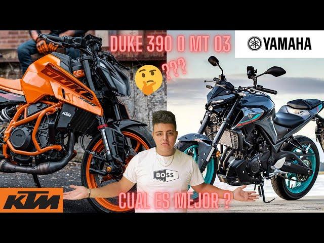 MT 03 o Duke 390️¿cuál es mejor ?¿valen la pena? Diferencias y especificaciones 