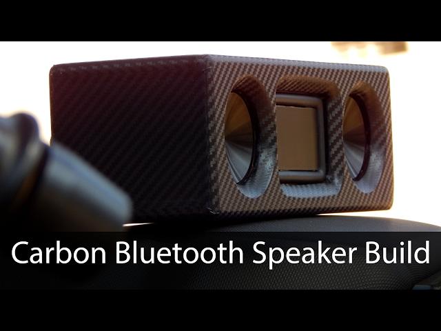 Carbon Bluetooth Speaker Build | How to Make a Bluetooth Speaker