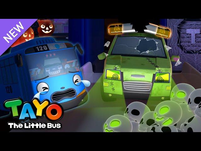 *NEW* The Spooky Rescue Headquarters | Halloween Zombie Car | Song for Kids | Tayo the Little Bus