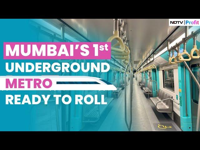 Mumbai's First Underground Metro Ready To Roll In October | NDTV Profit