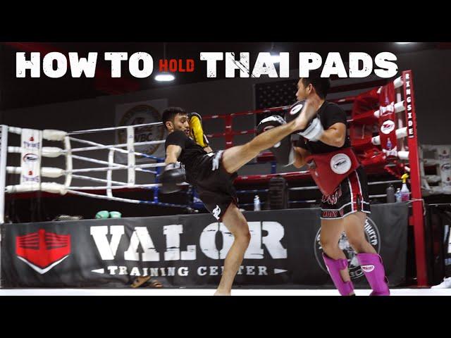 How To Hold Thai Pads Like A PRO