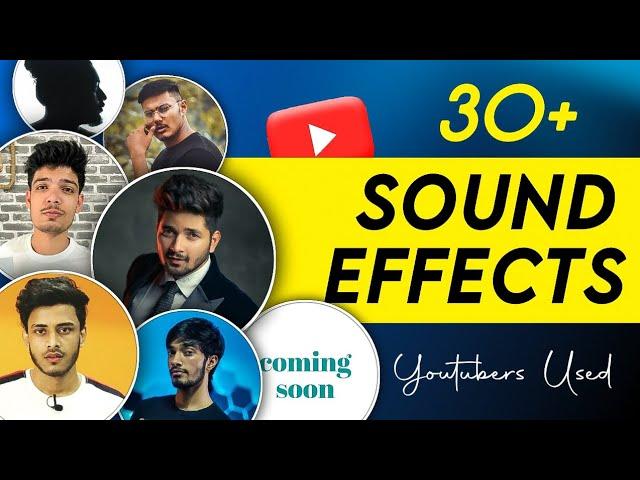 30+ Sound Effects for YouTube Video Editing | No Copyright | Download Link Given ️