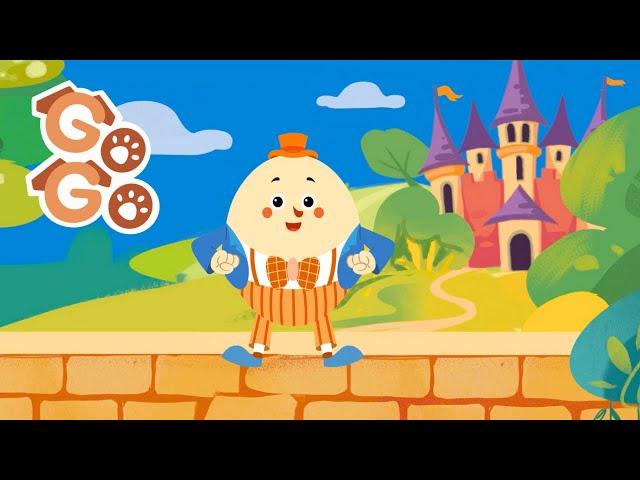 Humpty Dumpty | Nursery Rhyme for Kids | Children’s Song | Go Go Fun Learning