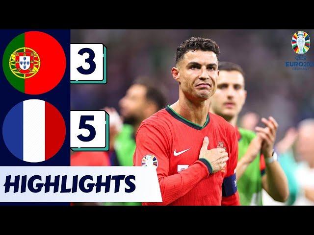 Portugal vs France (3-5) Penalty Shootout !!! UEFA EURO 2024