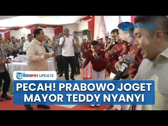 Momen Gemas Presiden Prabowo & Mayor Teddy Joget hingga Nyanyi 'O Ulate' Bersama Taruna Akpol