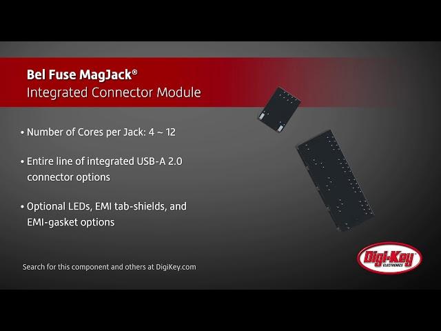 Bel Fuse MagJacks ICM | Digi-Key Daily