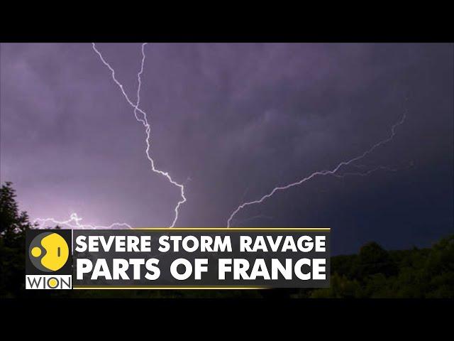 Severe storm ravage parts of France, 1 killed, 14 wounded | Hailstorms damage cars & boats | WION