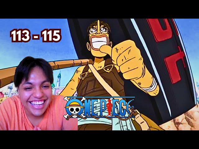 PRIMERAS PELEAS REALES DE LOS NAKAMAS! - Veo por primera vez - One Piece - Capítulos 113 al 115