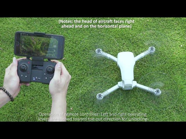 4DRC F3 GPS Drone operating instructions video