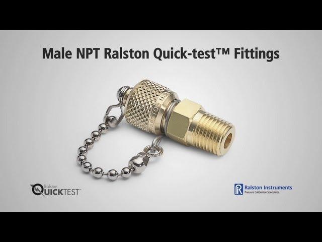 How To Use Male Quick-test Fittings | Ralston Instruments