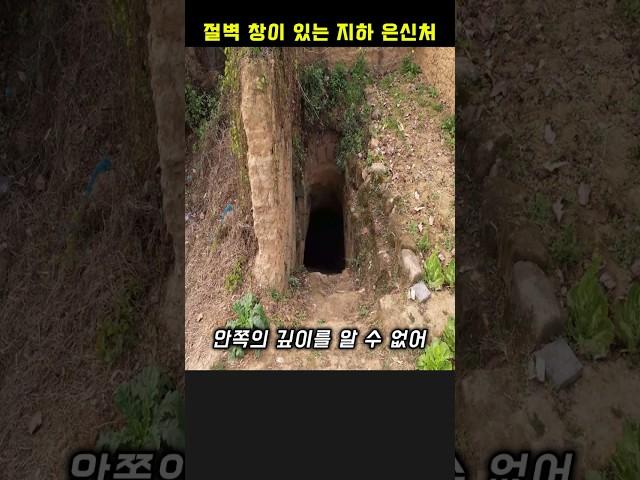 절벽 창이 있는 지하 은신처