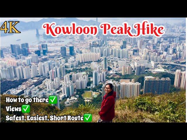 4K HK HIKE : KOWLOON PEAK | SAFEST, EASIEST AND SHORTEST ROUTE VIA FEI NGO SHAN RD | JOY WANDERS HK