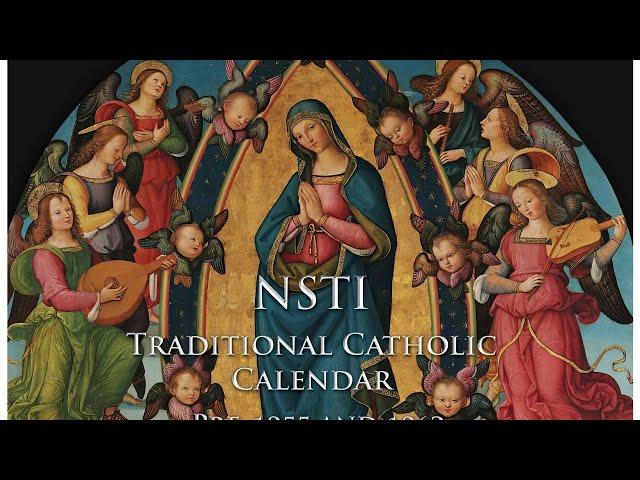 The Best 2024 Traditional Catholic Wall Calendar for 1945 and 1962