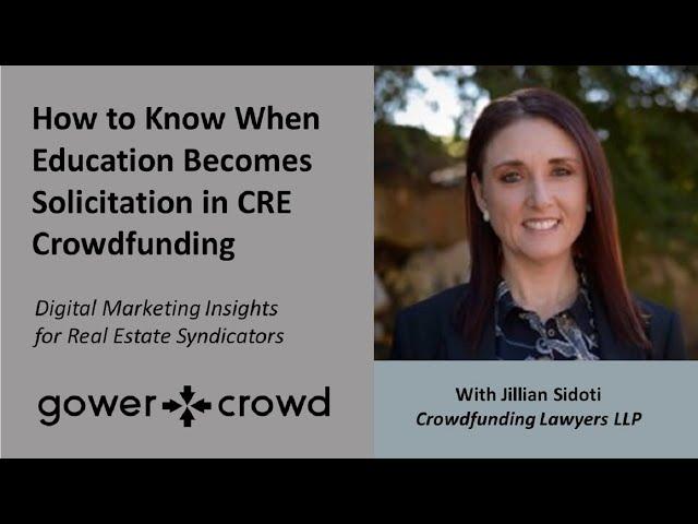 The Real Estate Crowdfunding Show - Ep. 364 | Jillian Sidoti - Crowdfunding Lawyers, LLP