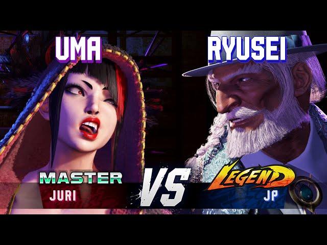 SF6 ▰ UMA (Juri) vs RYUSEI (JP) ▰ High Level Gameplay