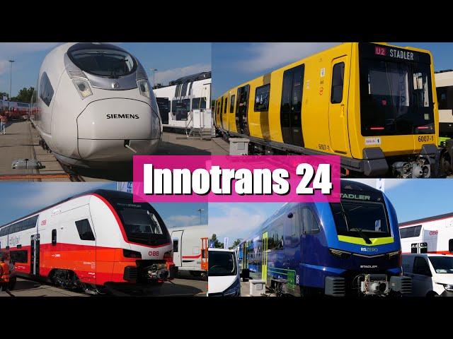 [Doku] Innotrans 2024: Wasserstofftram, Neue U-Bahn Berlin, ÖBB Kiss, Velaro EGY, WasserstofftTram