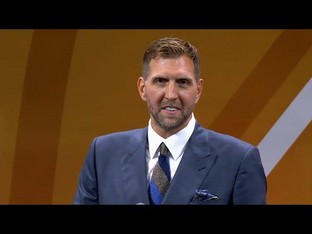 Dirk Nowitzki's Basketball Hall of Fame Enshrinement Speech