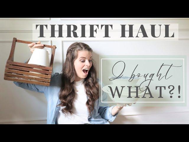 WE GOT THE HOUSE!!!! | THRIFT HAUL + EW! I can't believe I bought THIS!!!